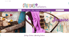 Desktop Screenshot of crayonsandmarketers.com